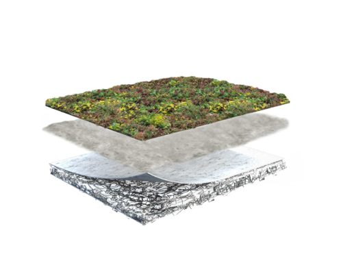 Systeemopbouw Lichtgewichtdak